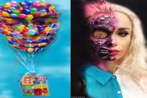 Bộ ảnh nghệ thuật những khuôn mặt đáng sợ