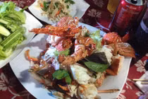 Đi tránh rét và ăn tôm hùm siêu rẻ ở Bình Ba