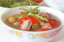 Canh sườn non nấu sấu ngon mà dễ làm