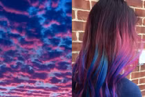 Mốt nhuộm tóc màu hoàng hôn đẹp huyền ảo lên ngôi