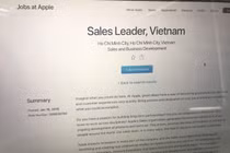 Apple tuyển Giám đốc kinh doanh tại Việt Nam