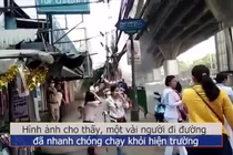 Video: Sập nhà 4 tầng giữa thủ đô Bangkok