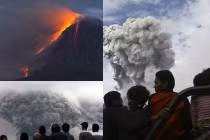 Núi lửa thịnh nộ, dân làng Indonesia tháo chạy trong đêm