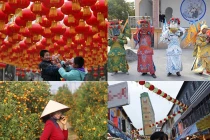 Không khí Tết Nguyên đán tràn ngập châu Á