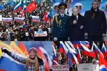 Dân Nga ăn mừng sự trở về của Crimea