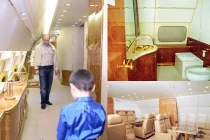 Đột nhập chuyên cơ của Putin, hoa mắt vì... vàng