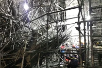 Sập giàn giáo công trình Trung tâm Văn hóa xứ Đông: Vẫn chưa rõ nguyên nhân