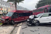 Xe Tucson lấn làn gây tai nạn hàng loạt ở Quảng Ninh: Tài xế say xỉn?