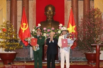 Chủ tịch nước phong hàm đại tướng Bộ trưởng Tô Lâm và đồng chí Lương Cường