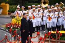 Tổng Bí thư, Chủ tịch nước Nguyễn Phú Trọng hội đàm với Chủ tịch Kim Jong-un