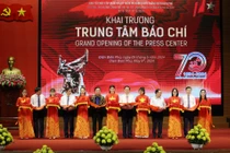 Khai trương Trung tâm Báo chí Kỷ niệm 70 năm Chiến thắng Điện Biên Phủ