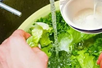 Rửa rau bằng nước lạnh là dại: Thả thêm 2 thứ này mới chuẩn