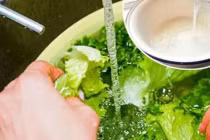 Rửa rau bằng nước lạnh là dại: Thả thêm 2 thứ này mới chuẩn