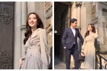 Hoa hậu Đặng Thu Thảo hiếm hoi đăng ảnh cùng chồng