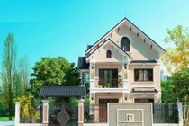 Mẫu nhà 2 tầng giá 500 triệu đẹp như mơ, người giàu cũng thích