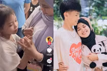 Bất ngờ thái độ con gái riêng Đạt Villa dành cho người yêu của bố