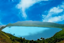 Tận mục hồ nước ngọt trên miệng núi lửa duy nhất tại Việt Nam