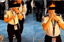 Video nhân viên sân bay Philippines bị nghi 'nuốt tiền' của khách