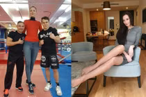 Người đẹp Nga có đôi chân dài tới 1,3 mét 