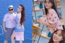 Shark Bình khoe khoảnh khắc giản dị của Phương Oanh, sắc vóc gây chú ý