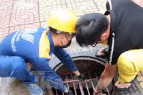 Cận cảnh hầm ngầm chống ngập đầu tiên của Hà Nội