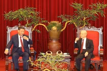 Tổng Bí thư Nguyễn Phú Trọng với các chính khách quốc tế