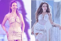 Diệp Lâm Anh đi diễn chăm mặc đồ cut out, tôn body