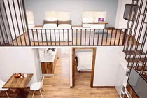 Tham khảo nhà gác lửng 2 phòng ngủ tiện nghi, đẹp như tranh