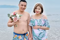 MC Hoàng Linh khoe bụng bầu bên chồng, dân mạng hỏi câu bất ngờ