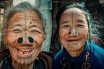 Lạ lùng bộ tộc đeo khuyên mũi giống... người ngoài hành tinh