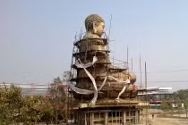 Chi tiết thi công tượng Phật cao nhất Đông Nam Á tại VN