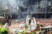 Còn lại gì sau vụ cháy TTTM Hải Dương?