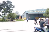 Cháy nhà máy thức ăn gia súc