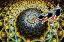 Sinh vật kỳ lạ lén lút nhìn con người du hành thời gian?