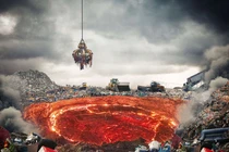 Chuyện gì sẽ xảy ra nếu vứt rác vào núi lửa?