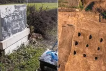 Mở mộ cổ thấy cục pin, cảnh sát lập tức có mặt