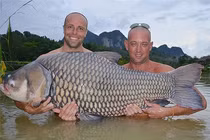 Cá chép Xiêm khổng lồ lọt lưới ngư dân, loài cực hiếm trong sách Đỏ