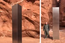 Xuất hiện khối trụ bí ẩn có dính líu đến người ngoài hành tinh?