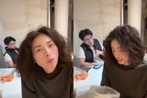 Huy Trần biểu cảm bất lực mắng vợ 'tào lao' cực dễ thương