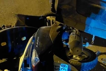 Tông vào ô tô đang đỗ bên đường, 1 cán bộ PCCC ở Phú Thọ tử vong