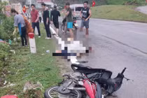 Sơn La: Xe máy va chạm với xe tải, 2 người tử vong tại chỗ