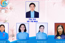 Chân dung Chủ tịch và 4 Phó Chủ tịch Hội LHPN Việt Nam khóa XIII
