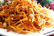  Mách bạn cách làm món khoai tây chiên mắm tỏi ăn cực ngon