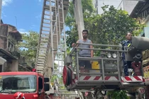 Hà Nội: Cứu nhiều khách tây mắc kẹt trong đám cháy ở KS Shining Central