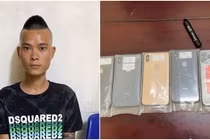 Nghệ An: Bắt nam thanh niên 2 lần đột nhập cửa hàng trộm 14 iPhone