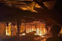 Bắc Ninh: Hiện trường vụ cháy chợ Đọ Xá, thiệt hại hơn 33 tỷ đồng