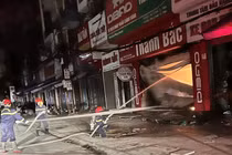 Bắc Giang: Cháy cửa hàng, hơn 100 xe đạp bị thiêu rụi trong đêm