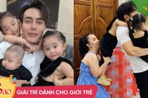 Bật cười với loạt ảnh nhí nhố của 4 bố con Lê Dương Bảo Lâm 