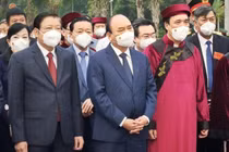 Chủ tịch nước Nguyễn Xuân Phúc dâng hương Giỗ Tổ Hùng Vương