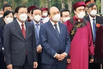 Chủ tịch nước Nguyễn Xuân Phúc dâng hương Giỗ Tổ Hùng Vương